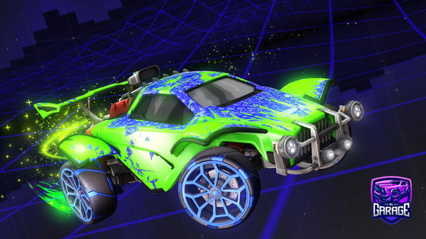 A Rocket League car design from iteachii