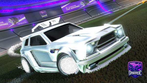 A Rocket League car design from Hdub