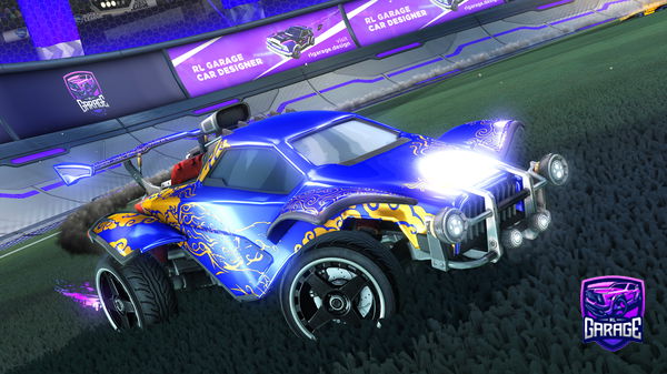 A Rocket League car design from AyTeVe