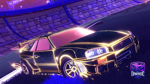 A Rocket League car design from Beastyboy624