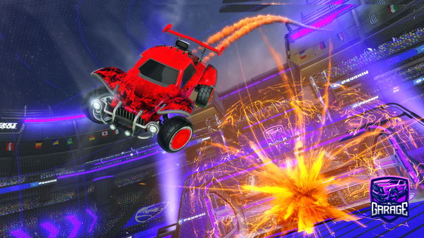 A Rocket League car design from gurkasos