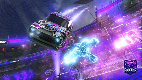 A Rocket League car design from Kurashiika
