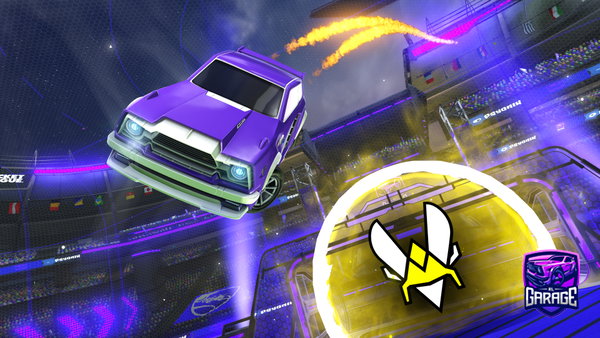 A Rocket League car design from Foxscape12