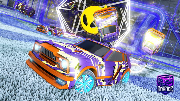 A Rocket League car design from zoots22