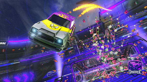 A Rocket League car design from Monster_Np