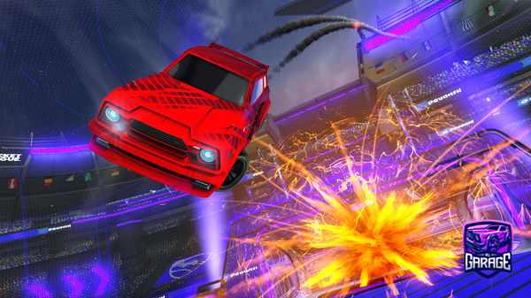 A Rocket League car design from Alsterz