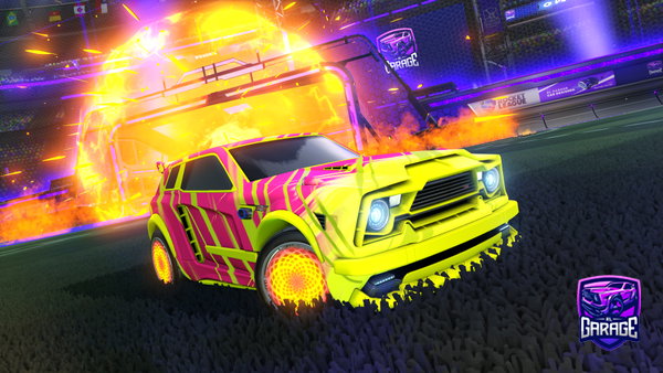 A Rocket League car design from DrunkDragon180
