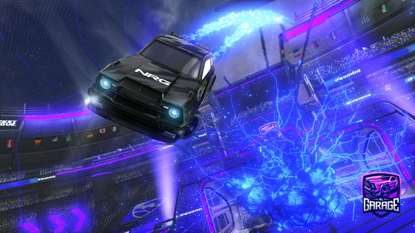 A Rocket League car design from AUGUSTOROMERO