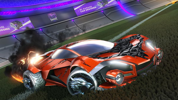 A Rocket League car design from Hamburgler