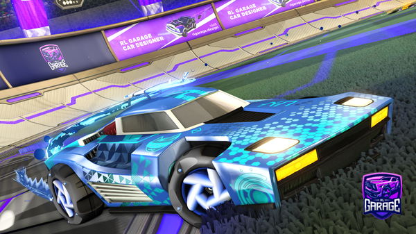 A Rocket League car design from flowey5