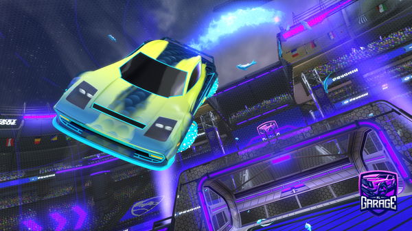 A Rocket League car design from rl_pusheenmg