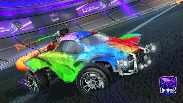 A Rocket League car design from Adamemmet