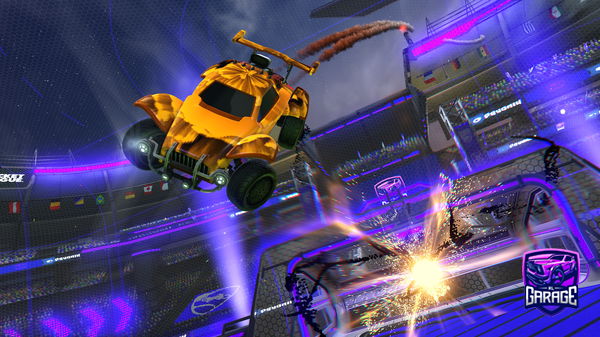 A Rocket League car design from Ailtrhassandiemen