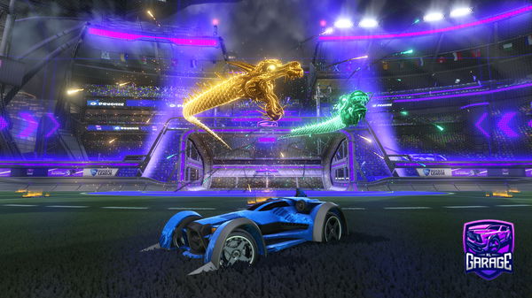 A Rocket League car design from Wbnoskill