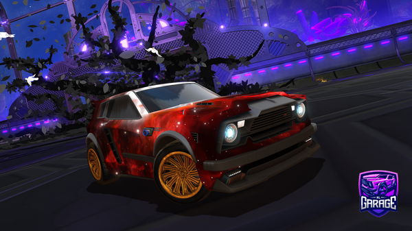 A Rocket League car design from PWRHeattrow