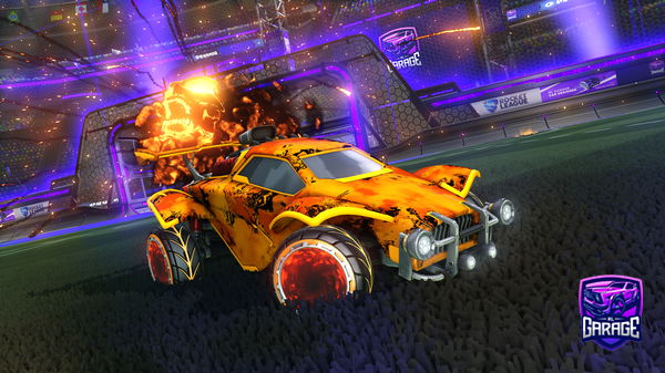 A Rocket League car design from NightRid3r