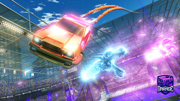 A Rocket League car design from DragonWrs18