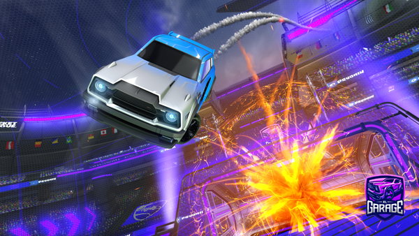 A Rocket League car design from lennyian