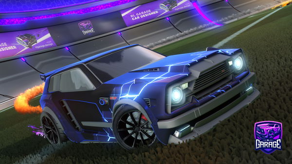 A Rocket League car design from iwarok_9