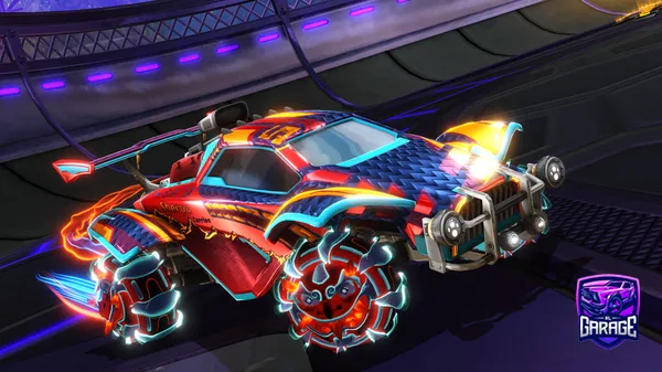 A Rocket League car design from Feral_Crab