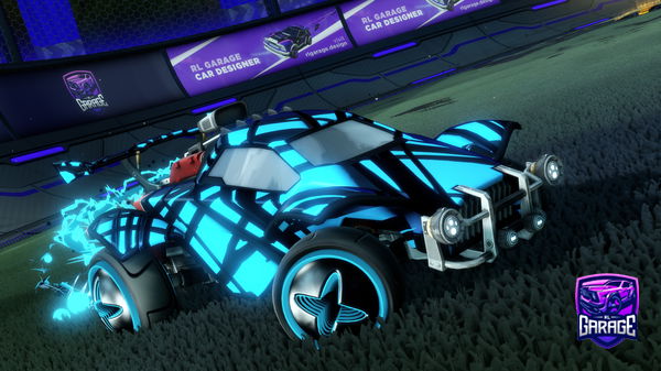 A Rocket League car design from SALOC1N
