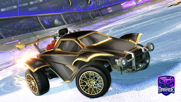 A Rocket League car design from Alpinovic