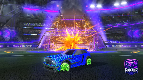 A Rocket League car design from ShadowMike3