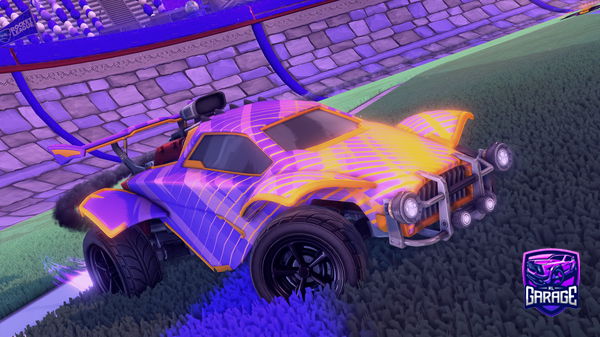 A Rocket League car design from Gl1cth257