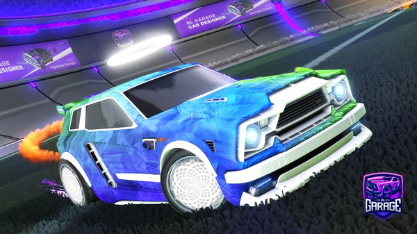 A Rocket League car design from cdx1337