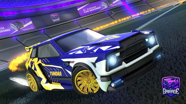 A Rocket League car design from Verrkami