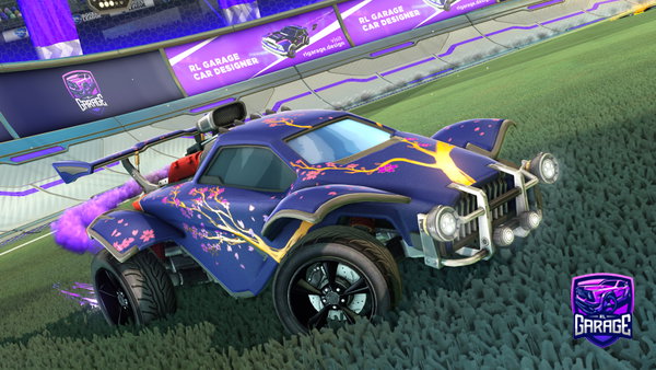 A Rocket League car design from Polaris13