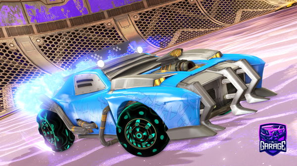 A Rocket League car design from roach138
