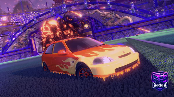 A Rocket League car design from Gosho