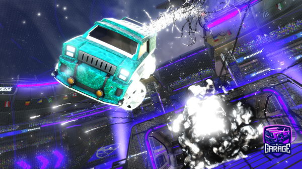 A Rocket League car design from raspberrv