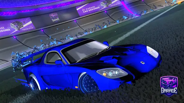 A Rocket League car design from GoBlitzy