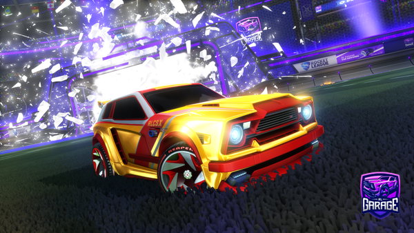 A Rocket League car design from AZCardinal1