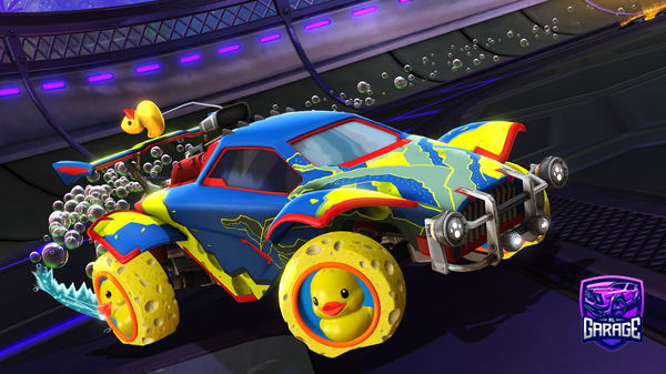 A Rocket League car design from GravityRushRaven