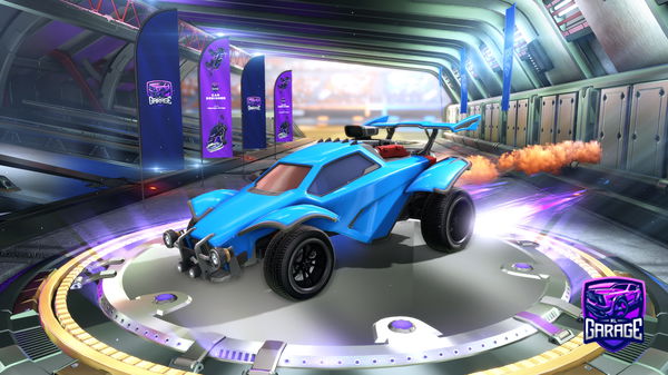 A Rocket League car design from elwolfocam