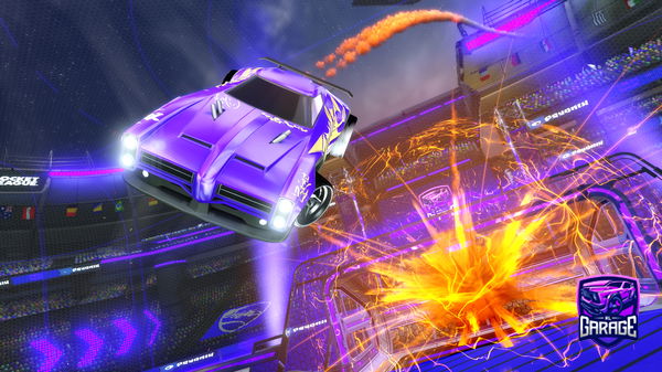 A Rocket League car design from GGSTEPBRO