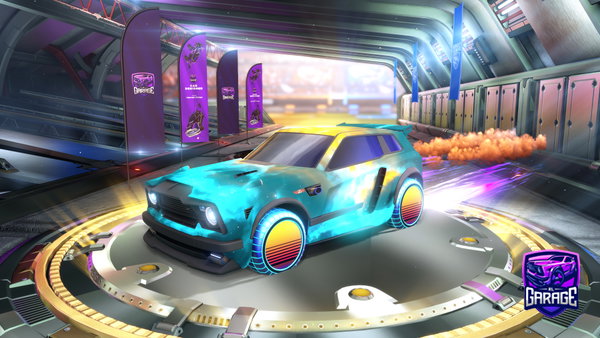 A Rocket League car design from MAMgamesOFF1019