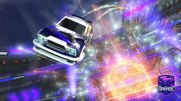 A Rocket League car design from matchy25