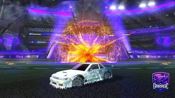 A Rocket League car design from Mateuco