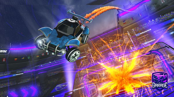 A Rocket League car design from Dxriaaan