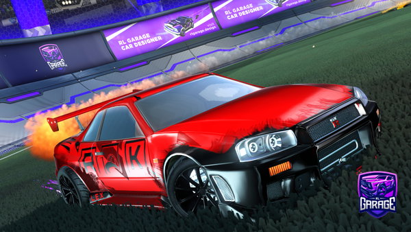 A Rocket League car design from Grubejust