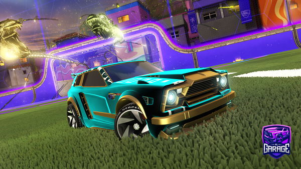 A Rocket League car design from Ajscrumhalf