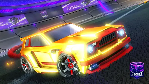 A Rocket League car design from Butcherr