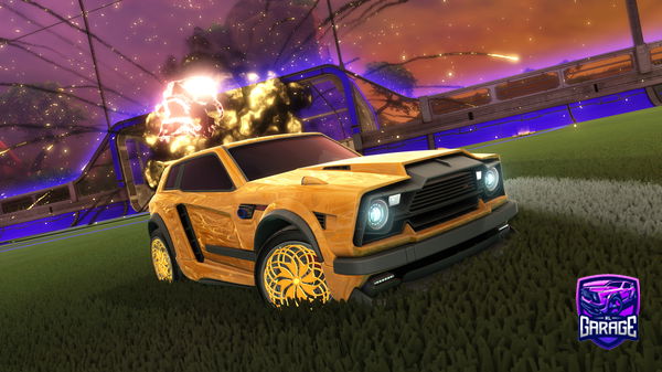 A Rocket League car design from Heftiger2GHG