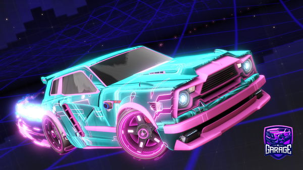 A Rocket League car design from SameShark