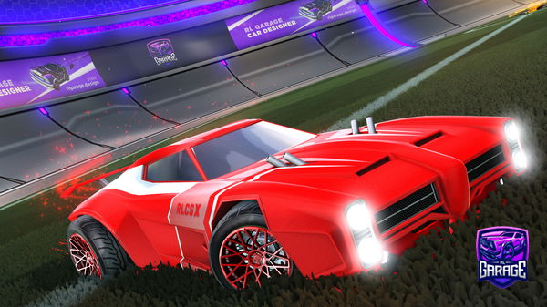 A Rocket League car design from tiktok_acelarl