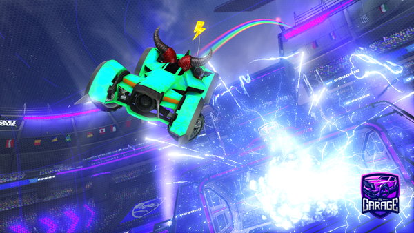 A Rocket League car design from Notme139